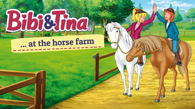 Capa de Bibi e Tina no Campo de Equitação
