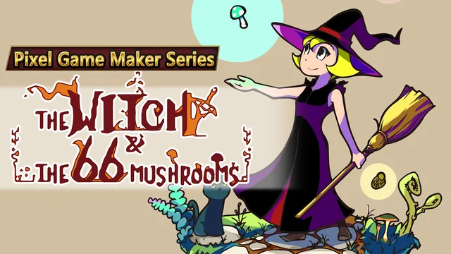Capa de Pixel Game Maker Series The Witch and The 66 Mushrooms