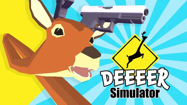 Capa de DEEEER Simulator: Your Average Everyday Deer Game