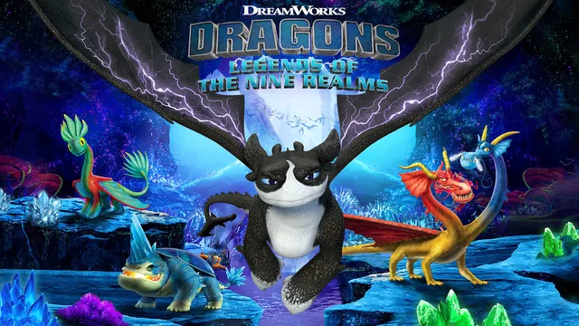 Capa de DreamWorks Dragões: Lendas dos Nove Reinos