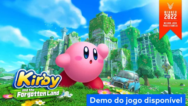 Capa de Kirby™ and the Forgotten Land