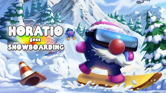 Capa de Horatio Goes Snowboarding