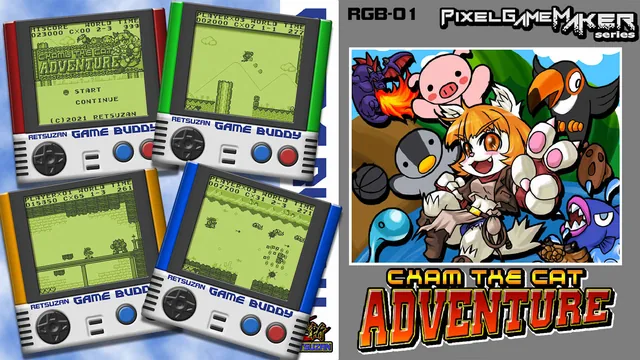Capa de Pixel Game Maker Series CHAM THE CAT ADVENTURE