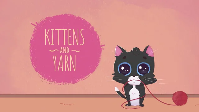 Capa de Kittens and Yarn