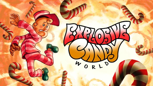 Capa de Explosive Candy World