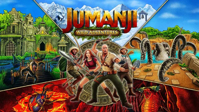 Capa de Jumanji: Aventuras Selvagens