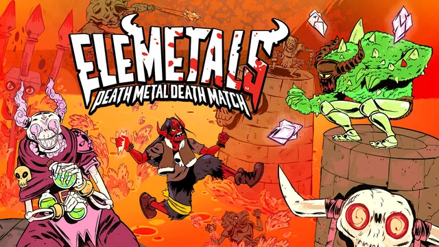 Capa de EleMetals: Death Metal Death Match!