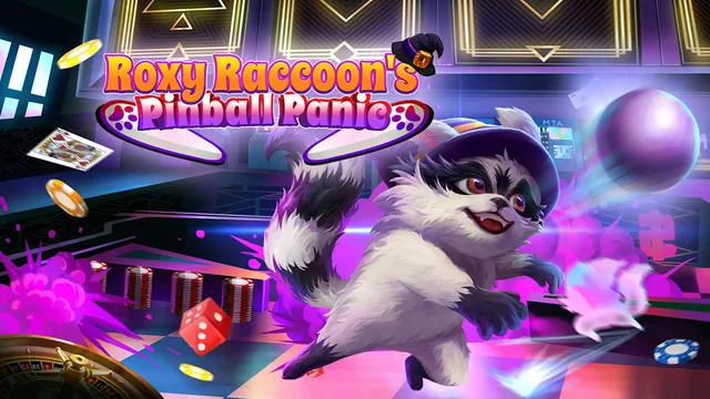 Capa de Roxy Raccoon's Pinball Panic