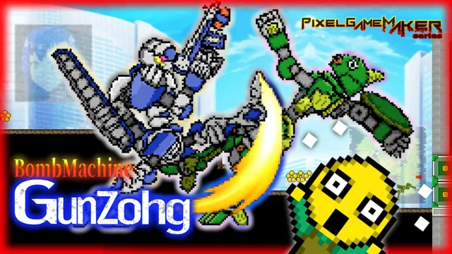 Capa de Pixel Game Maker Series BombMachine Gunzohg