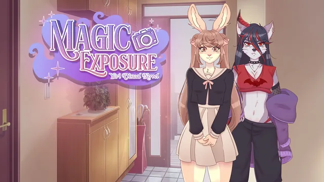 Capa de Magic Exposure - Yuri Visual Novel