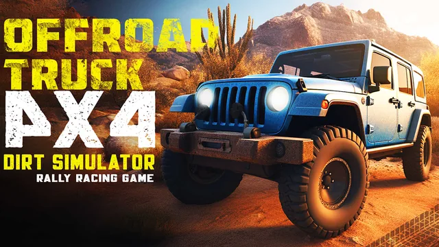 Capa de Offroad Truck 4x4 Dirt Simulator - Rally Racing Game