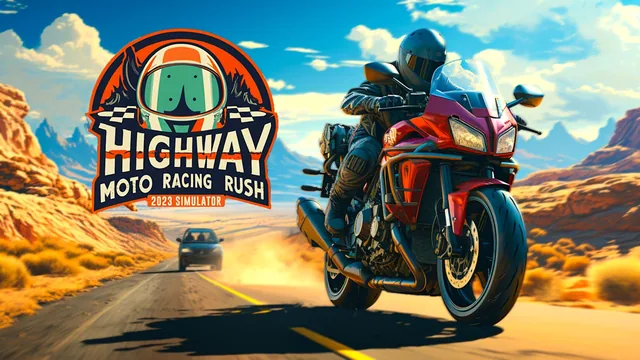 Capa de Highway Moto Racing Rush 2023 Simulator