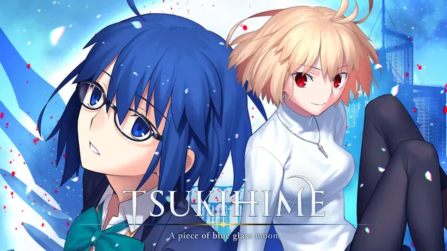 Capa de TSUKIHIME -A piece of blue glass moon-