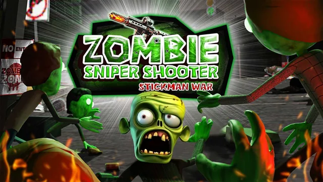 Capa de Zombie Sniper Shooter - Stickman War