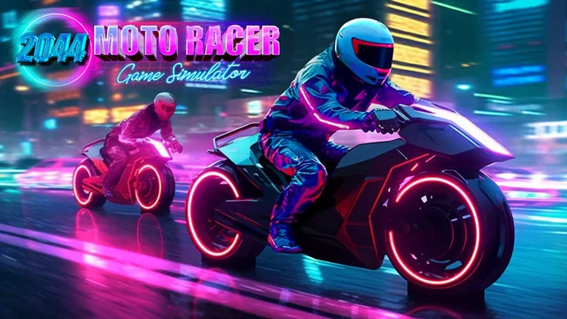 Capa de Moto Racer 2044 Game Simulator