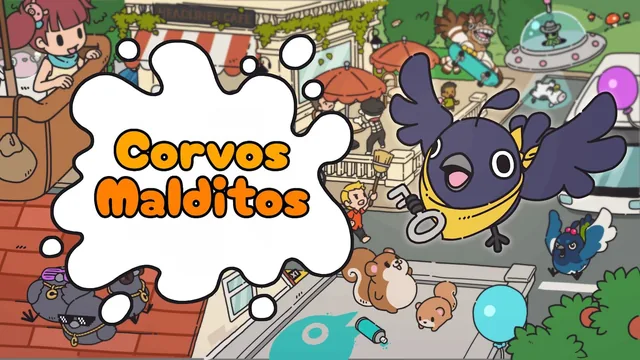 Capa de Corvos Malditos | Just Crow Things