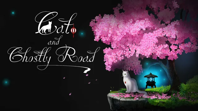 Capa de Cat and Ghostly Road