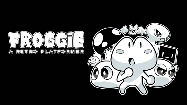 Capa de Froggie - A Retro Platformer