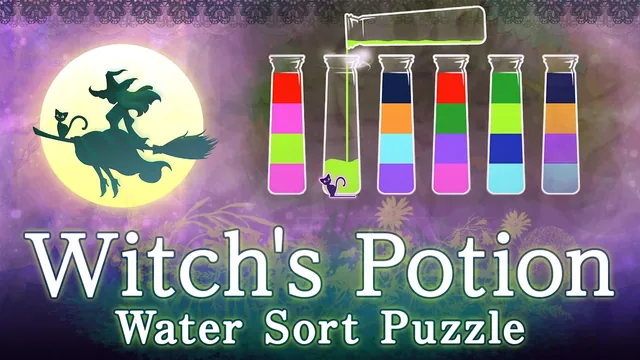 Capa de Witch's Potion: Water Sort Puzzle