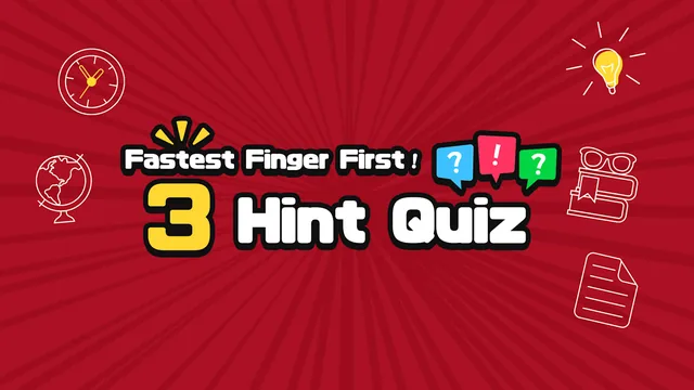 Capa de Fastest Finger First! 3 Hint Quiz