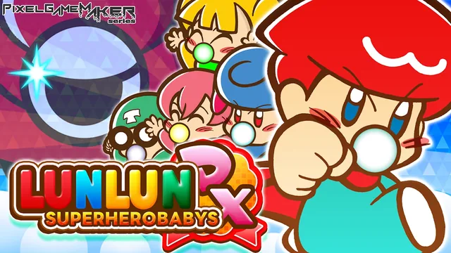 Capa de Pixel Game Maker Series LUNLUN SUPERHEROBABYS DX