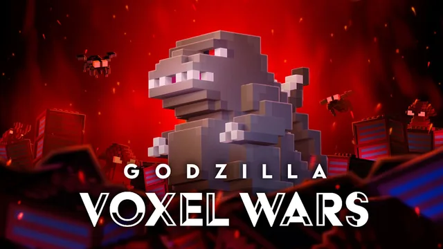 Capa de Godzilla Voxel Wars