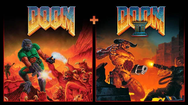 Capa de DOOM + DOOM II