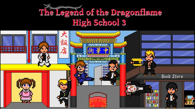 Capa de The Legend of the Dragonflame High School 3