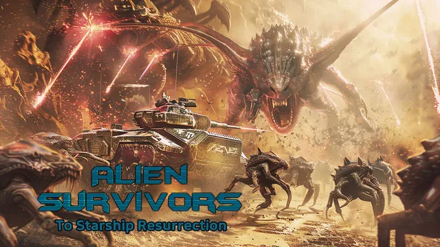 Capa de Alien Survivors: To Starship Resurrection