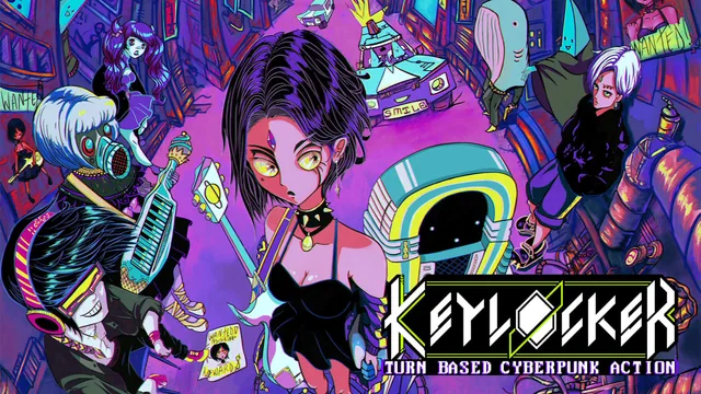 Capa de Keylocker | Turn Based Cyberpunk Action