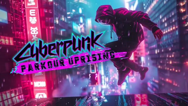 Capa de Cyberpank Parkour Uprising