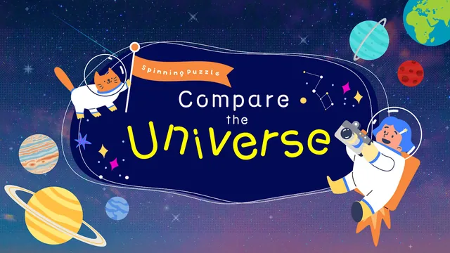 Capa de Spinning Puzzle　Compare the Universe