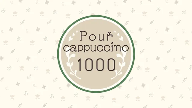 Capa de Pour cappuccino 1000
