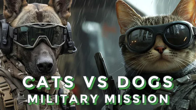 Capa de Cats VS Dogs Military Mission