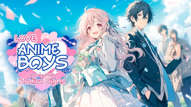 Capa de Love Anime Boys Club: Language and Date Zodiac Signs