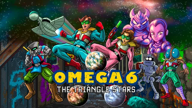 Capa de Omega 6 The Triangle Stars