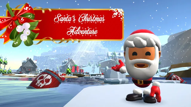 Capa de Santa's Christmas Adventure