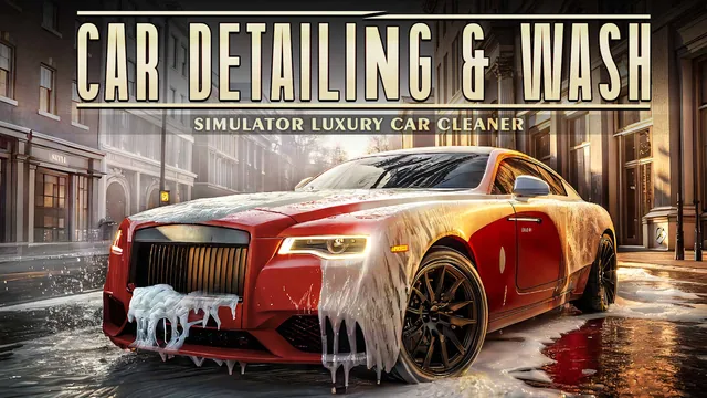 Capa de Car Detailing & Wash Simulator : Luxury Car Cleaner