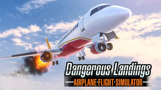 Capa de Airplane Flight Simulator : Dangerous Landings