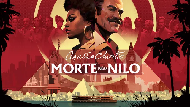 Capa de Agatha Christie - Morte no Nilo