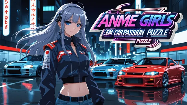Capa de Anime Girls: JDM Car Passion Puzzle