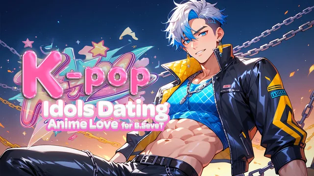 Capa de K-pop Idols Dating: Anime Love for B.SeveT
