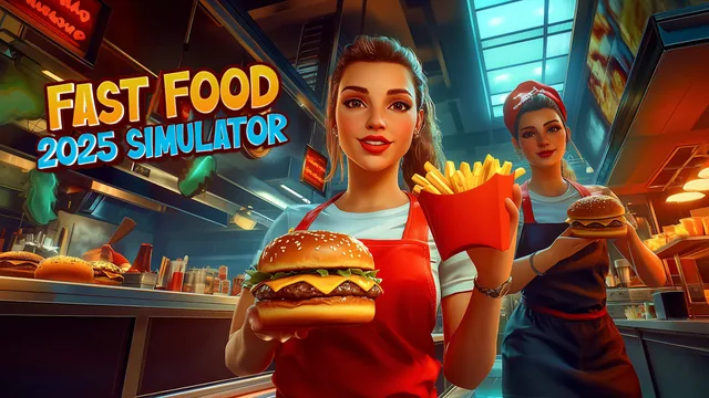 Capa de Fast Food 2025 Simulator