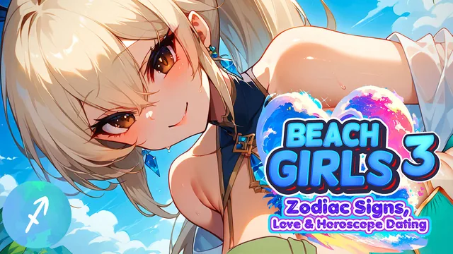 Capa de Beach Girls 3: Zodiac Signs, Love & Horoscope Dating