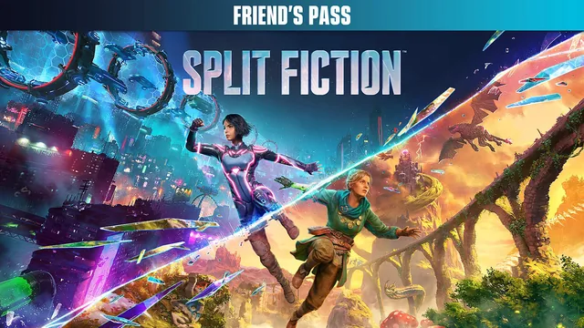 Capa de Split Fiction - Passe de amigo