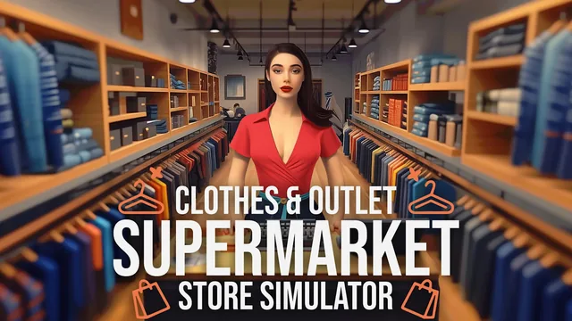 Capa de Clothes & Outlet Supermarket Store Simulator
