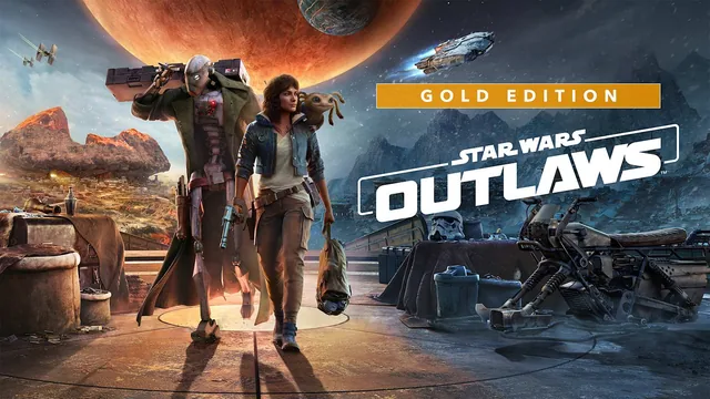Capa de Star Wars Outlaws Edição Gold
