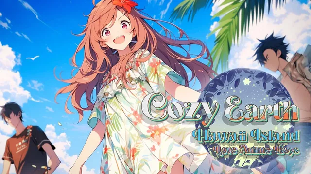 Capa de Cozy Earth: Hawaii Island Love Anime Boys