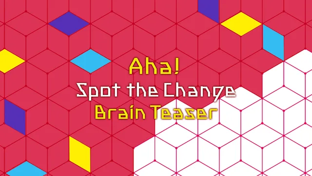 Capa de Aha! Spot the Change Brain Teaser