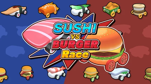 Capa de SUSHI vs BURGER Race